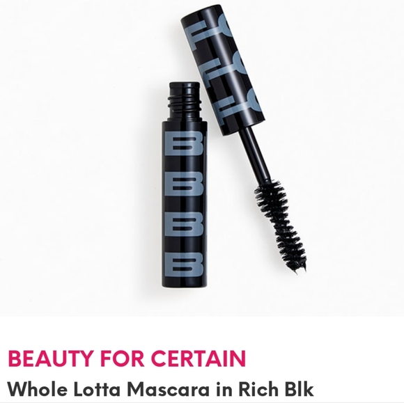 NEW 《 Beauty For Certain 》 Whole Lotta Mascara Deluxe Sample BLACK - Picture 1 of 1